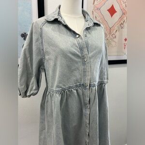 Zele Collection Blue Denim Dress